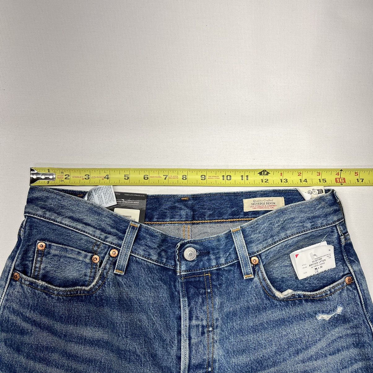 Levi's Made & Crafted NEW Levis 501 90s Jeans Blue Selvedge Denim Red Line Size 29" - 25 Thumbnail