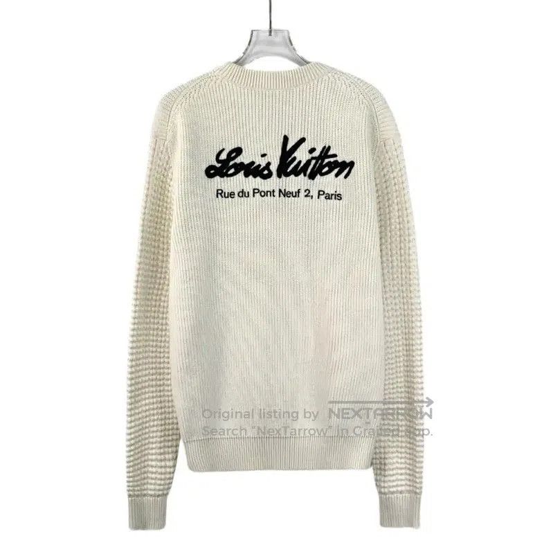 Louis Vuitton Women's Knitted Sweater in Off.