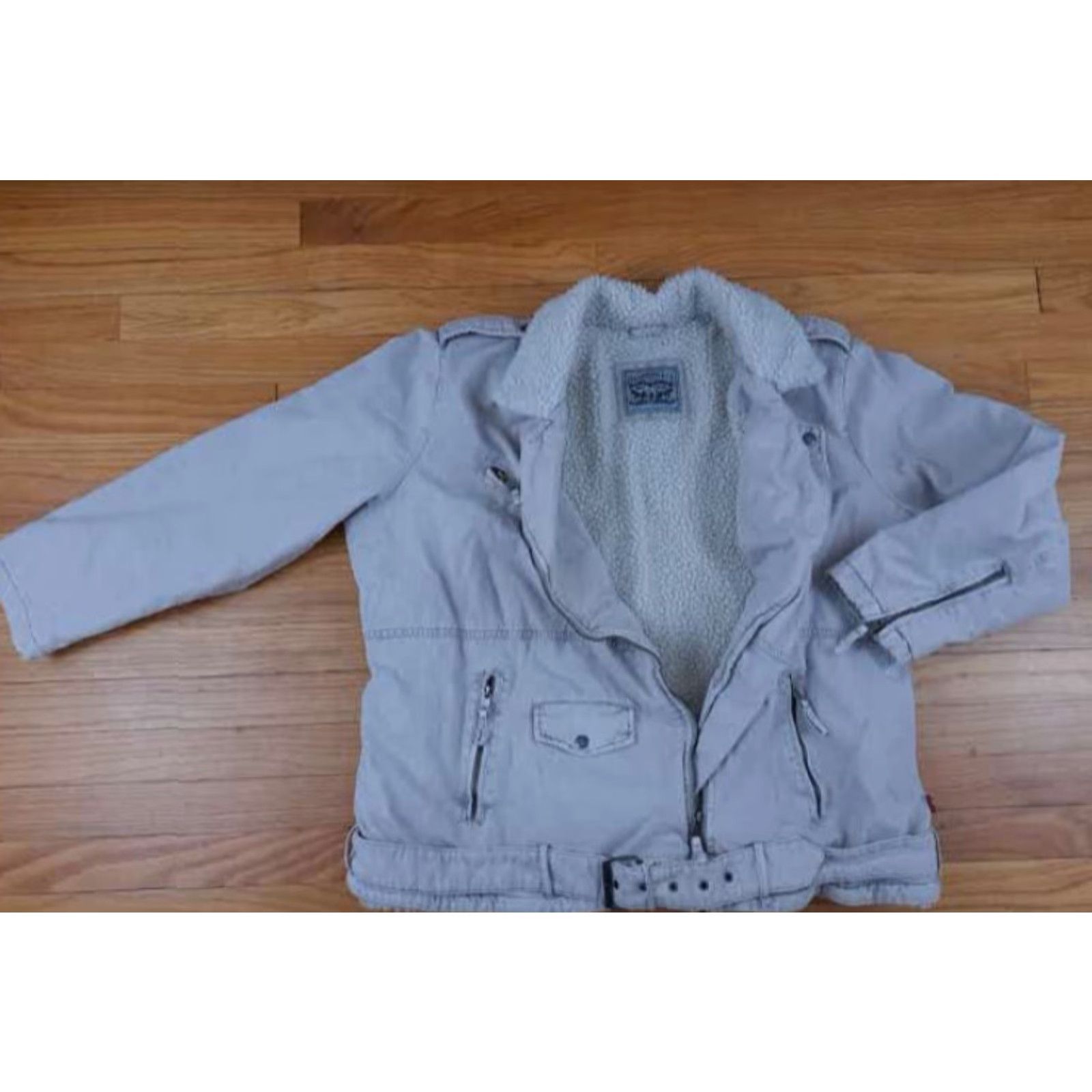 Levi's VINTAGE Levi's Jacket Bomber Full Zip White XL Men Size US 36 / EU 52 - 5 Thumbnail