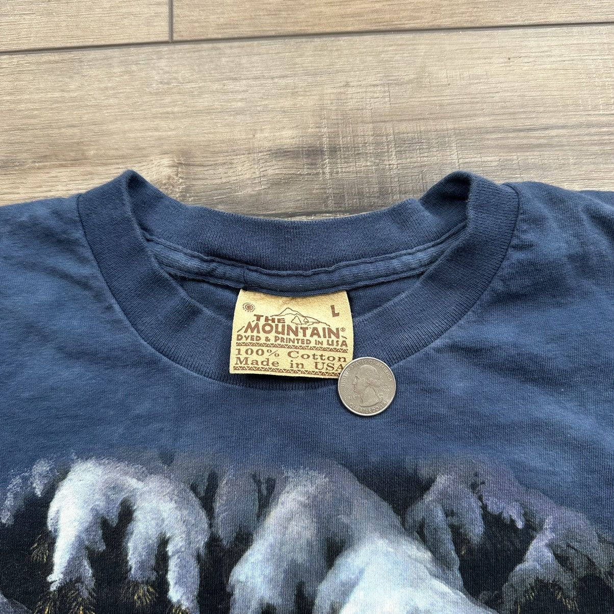 The Mountain Vintage 1999 The Mountain Wolves in the Snow Graphic Tee Size US L / EU 52-54 / 3 - 8 Thumbnail
