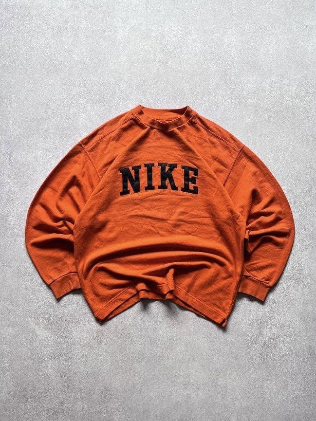 Nike Vintage Nike Spellout Boxy Sweatshirt Rare M Size US M / EU 48-50 / 2 - 1 Thumbnail