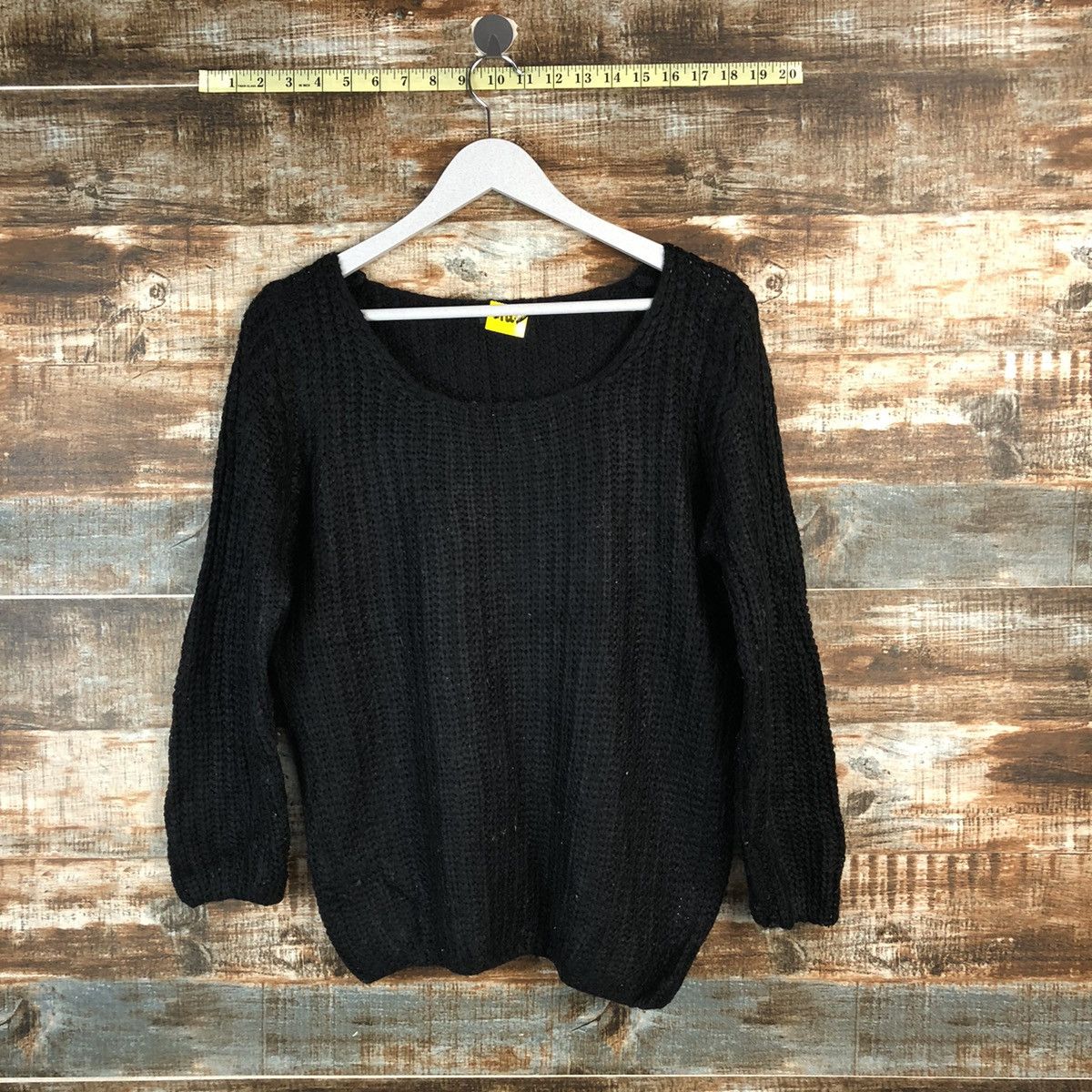 Homespun Knitwear × Japanese Brand Spica Black Knitwear #A2210 Size M / US 6-8 / IT 42-44 - 1 Thumbnail