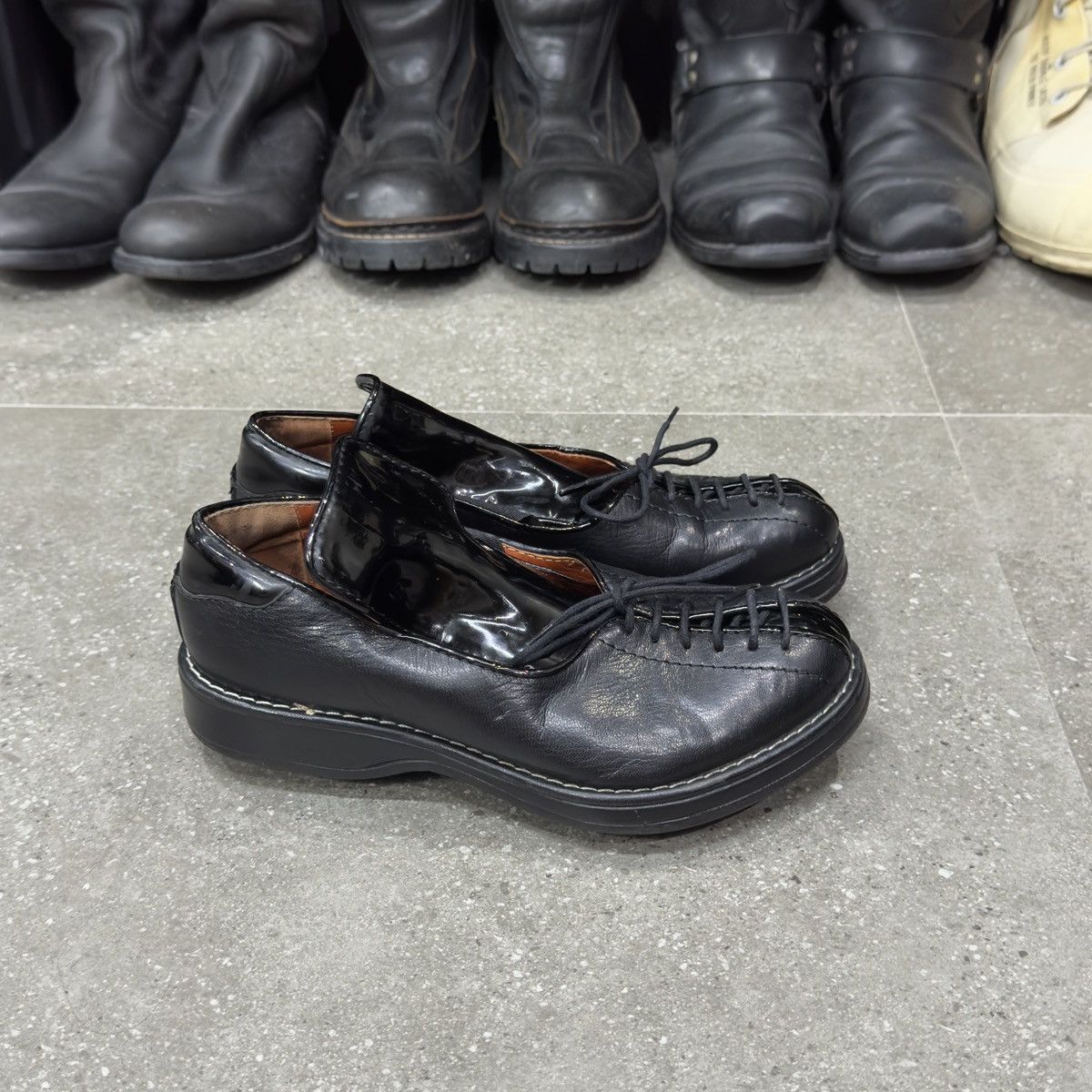 Acne Studios Acne Studios Front Lace Up Leather Shoes Size US 6 / IT 36 - 8 Thumbnail