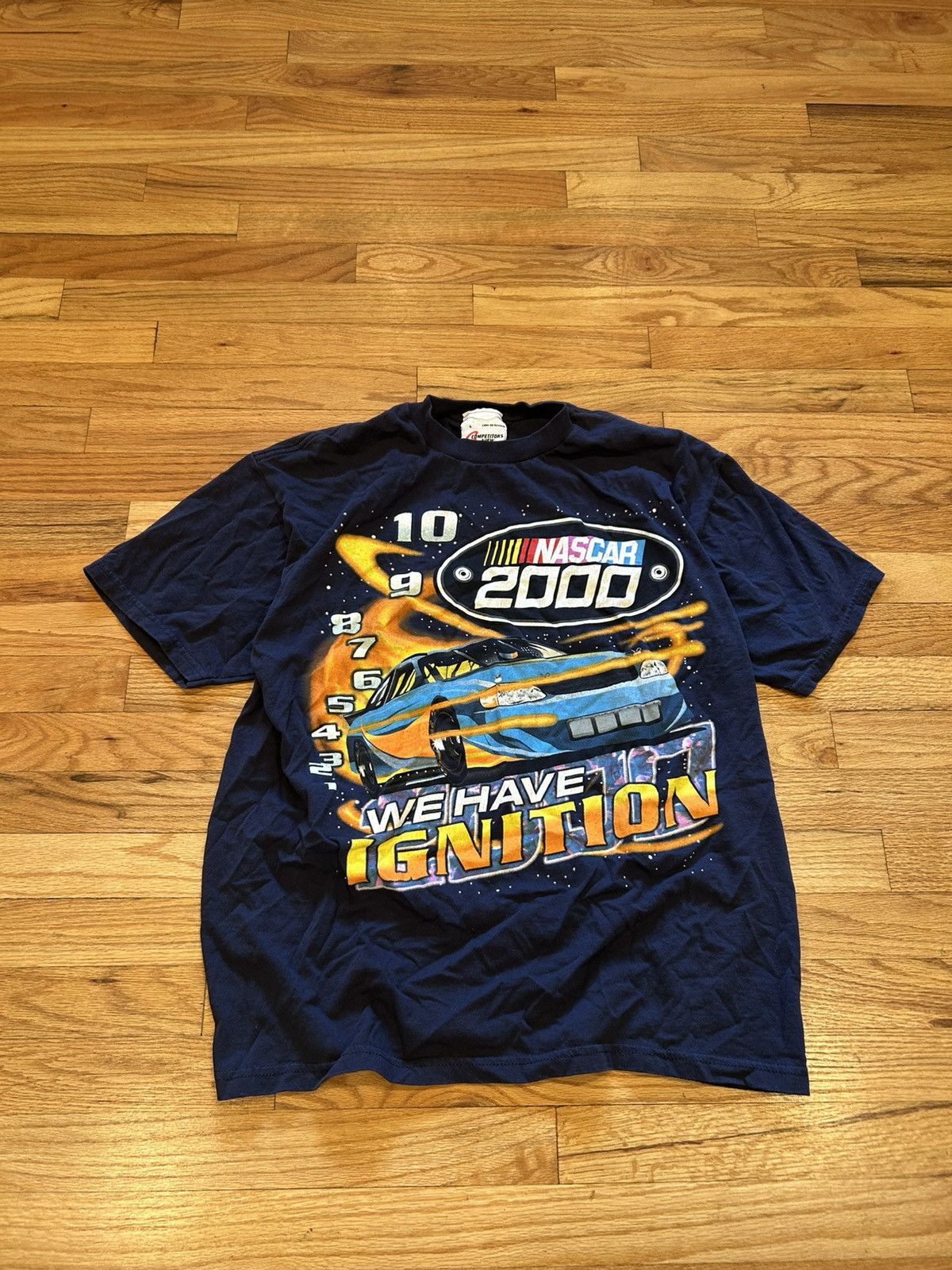 NASCAR NASCAR racing 2000 navy blue t-shirt Size large Size US L / EU 52-54 / 3 - 1 Thumbnail