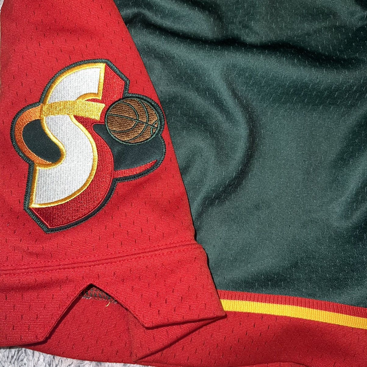 Mitchell & Ness × Vintage NEW AUTHENTIC Mitchell & Ness NBA Shorts Seattle SuperSonics Size US 38 / EU 54 - 4 Thumbnail
