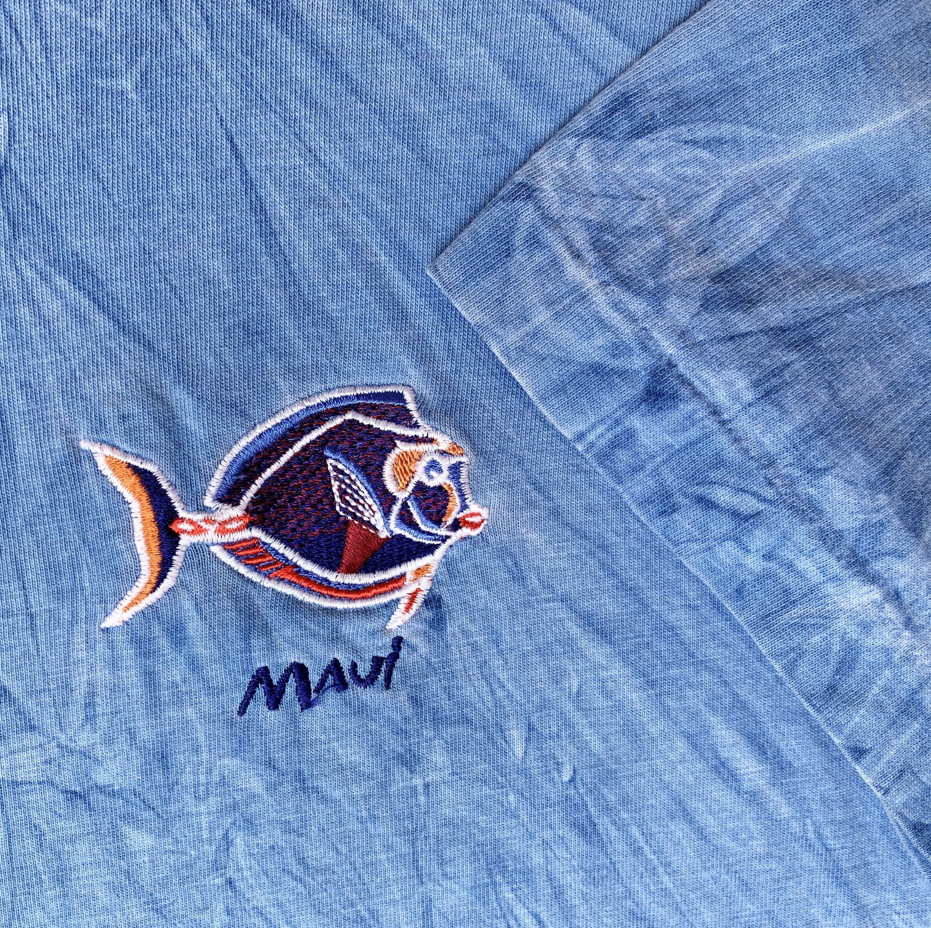 Vintage Vintage 90s MAUI t shirt Single stitch Tie Dye Hippie Retro Size US L / EU 52-54 / 3 - 4 Thumbnail