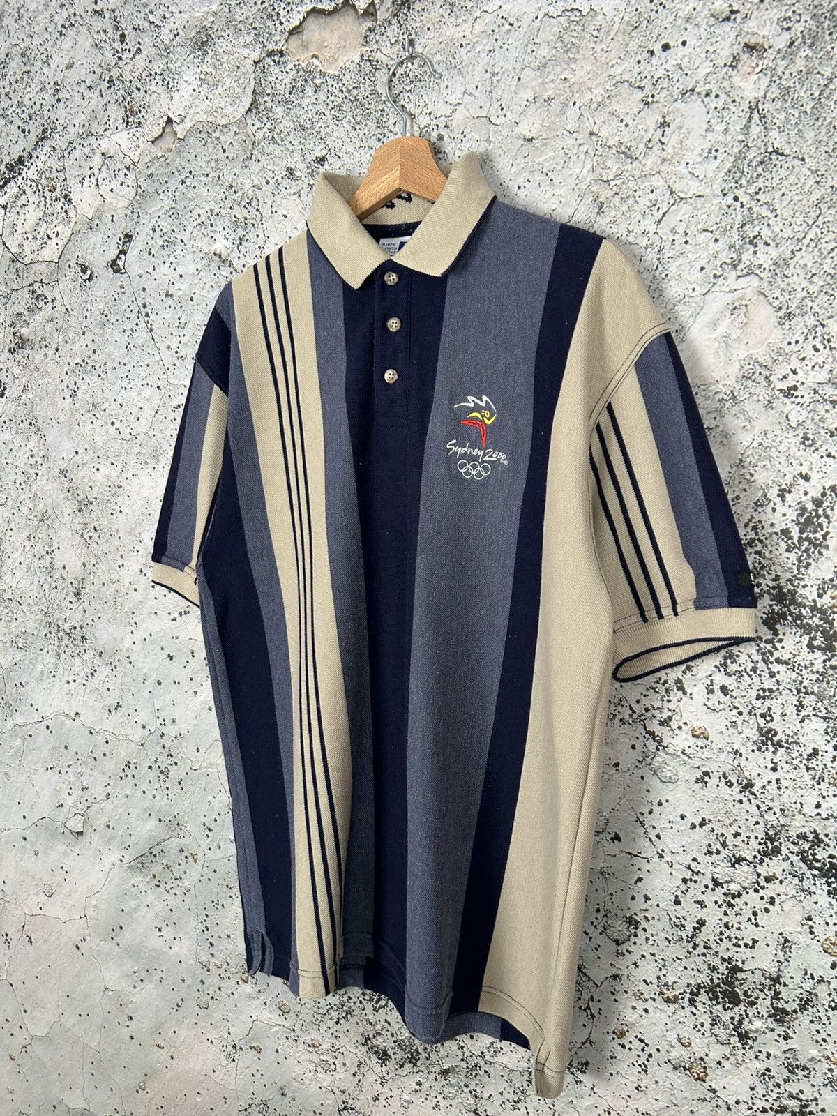 Vintage Vintage Sydney 2000 Olympic Games Polo Tee Rare Sport Size US L / EU 52-54 / 3 - 2 Thumbnail
