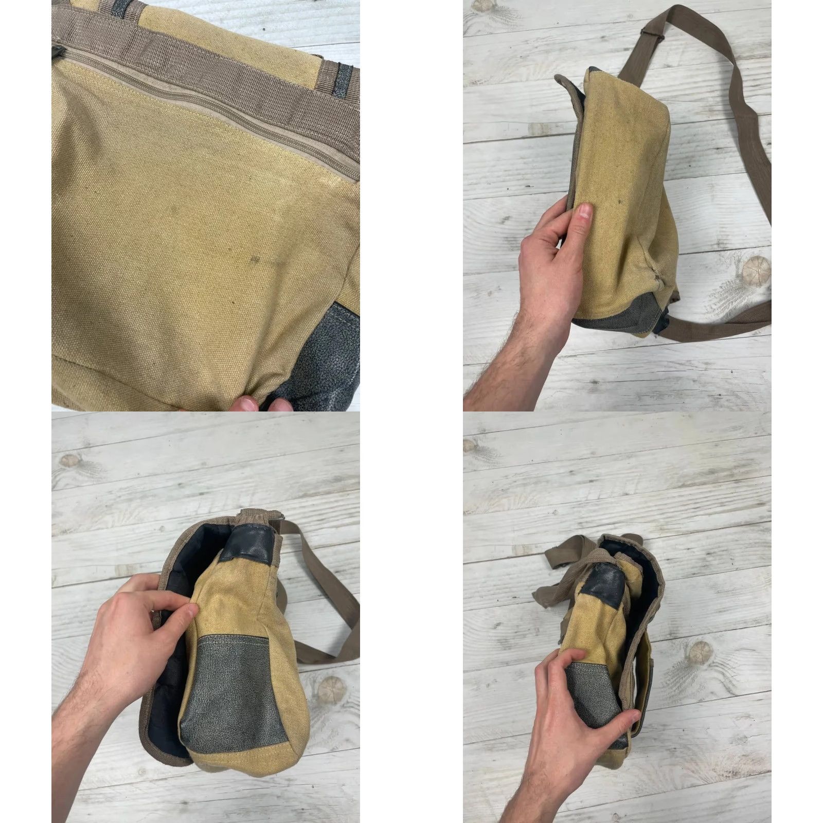 Diesel VINTAGE Diesel Shoulder Bag 90s Men Beige Medium Bag, 90s, Shoulder, Casual, Travel, Workwear, Beige, Diesel, Men Size ONE SIZE - 8 Thumbnail