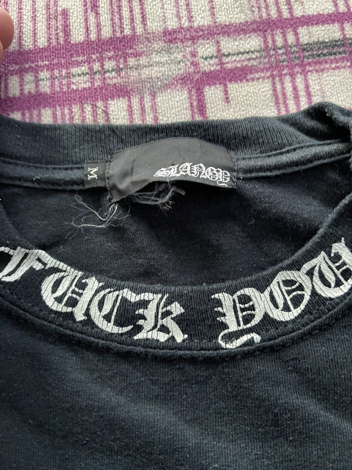 Japanese Brand VINTAGE SLANGD FUCK YOU GRAPHIC TEE VERY RARE Size US M / EU 48-50 / 2 - 7 Thumbnail
