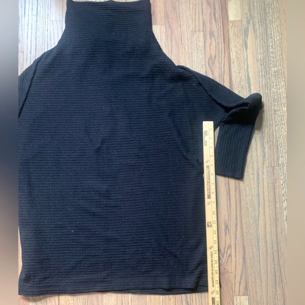 Vintage We the Free We the Free free people turtleneck funnel neck sweater XS Black Women Pullover Regular Size Free People turtleneck sweater Mens? Size XS / US 0-2 / IT 36-38 - 3 Thumbnail