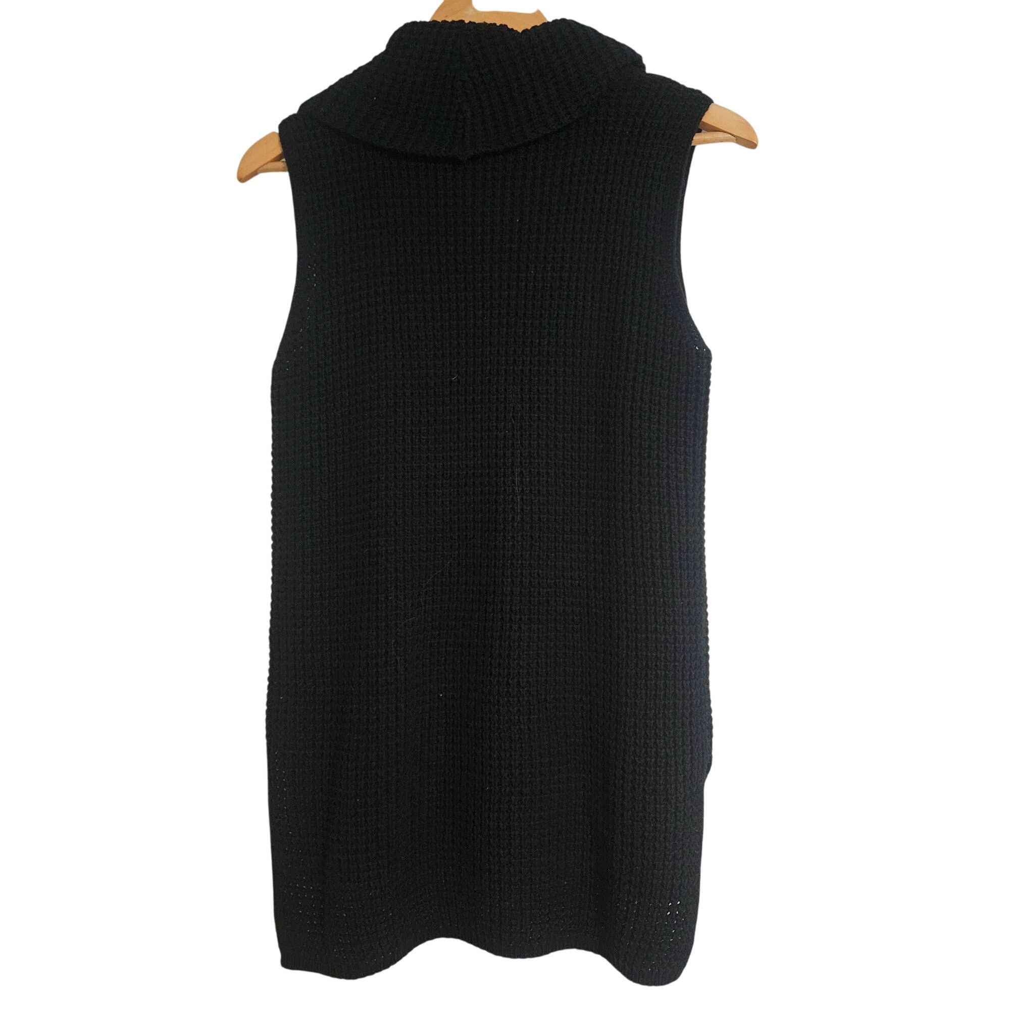 Vince Camuto Two by Vince Camuto Women’s Black Knit Sweater Vest S Minima Size S / US 4 / IT 40 - 3 Thumbnail