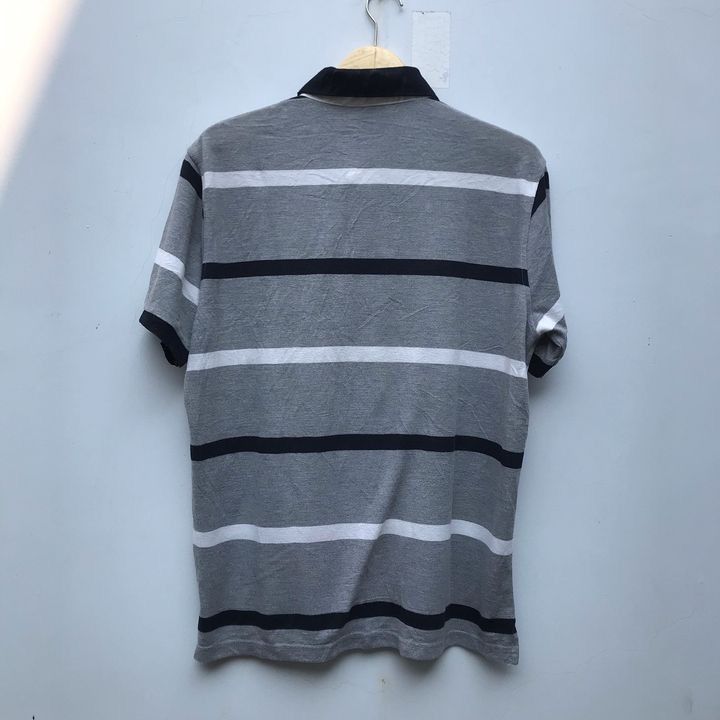 Paul & Shark × Vintage Paul and Shark Yachting Rugby Grey Polo Shirt black stripe Size US XXL / EU 58 / 5 - 3 Thumbnail