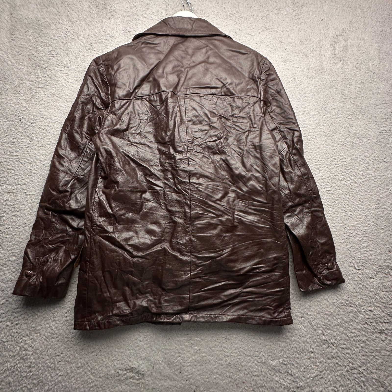 Cooper Vintage Cooper Genuine Leather Coat Mens 40 Medium Faux Fur Size US M / EU 48-50 / 2 - 8 Thumbnail