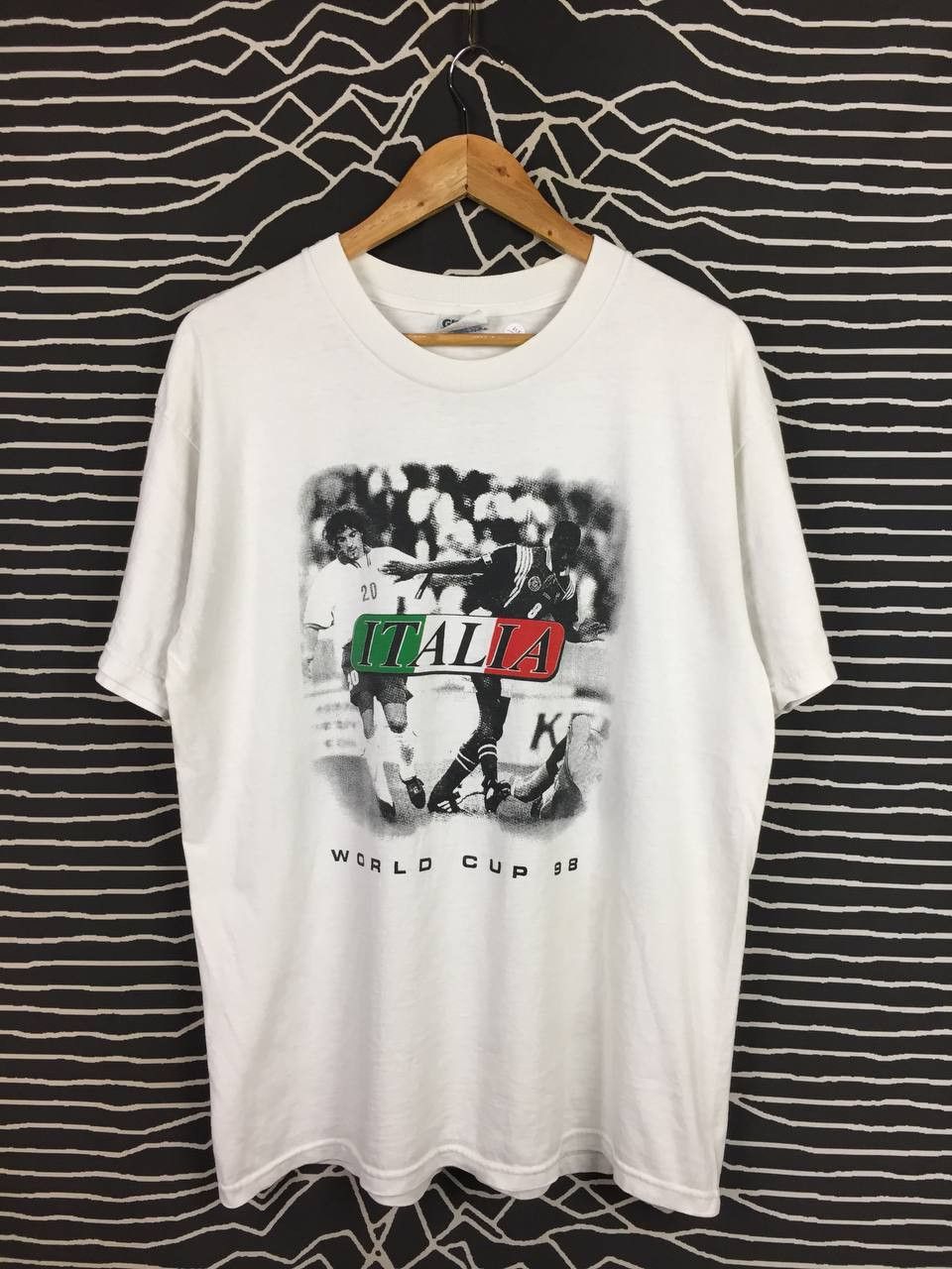 Vintage Vtg Del Piero Italian Fifa World Cup 1998 Tee Size L Size US L / EU 52-54 / 3 - 1 Thumbnail