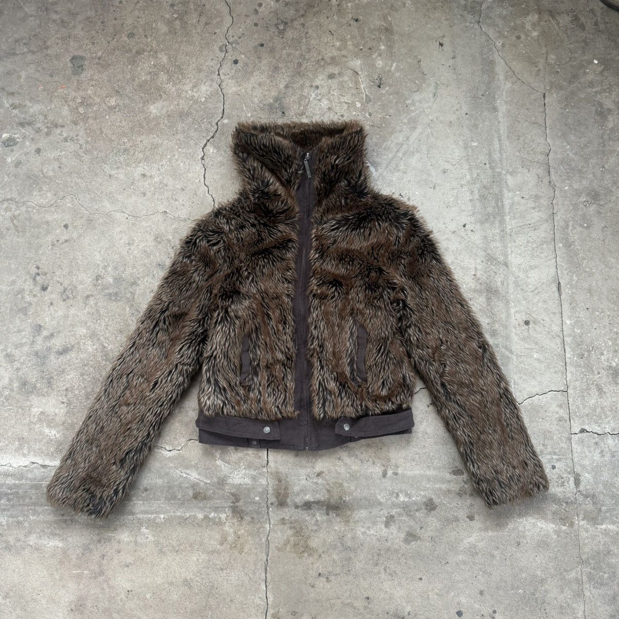 Hysteric Glamour Vintage Kenvelo Brown Faux Fur Bomber Jacket Size S / US 4 / IT 40 - 1 Thumbnail