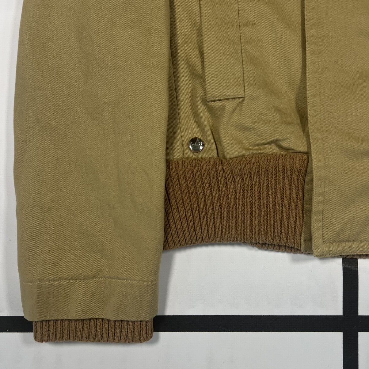 Bless |[ BLESS Nº42 Beige Cotton “Hoodjacket” Bomber ]| Size US S / EU 44-46 / 1 - 5 Thumbnail