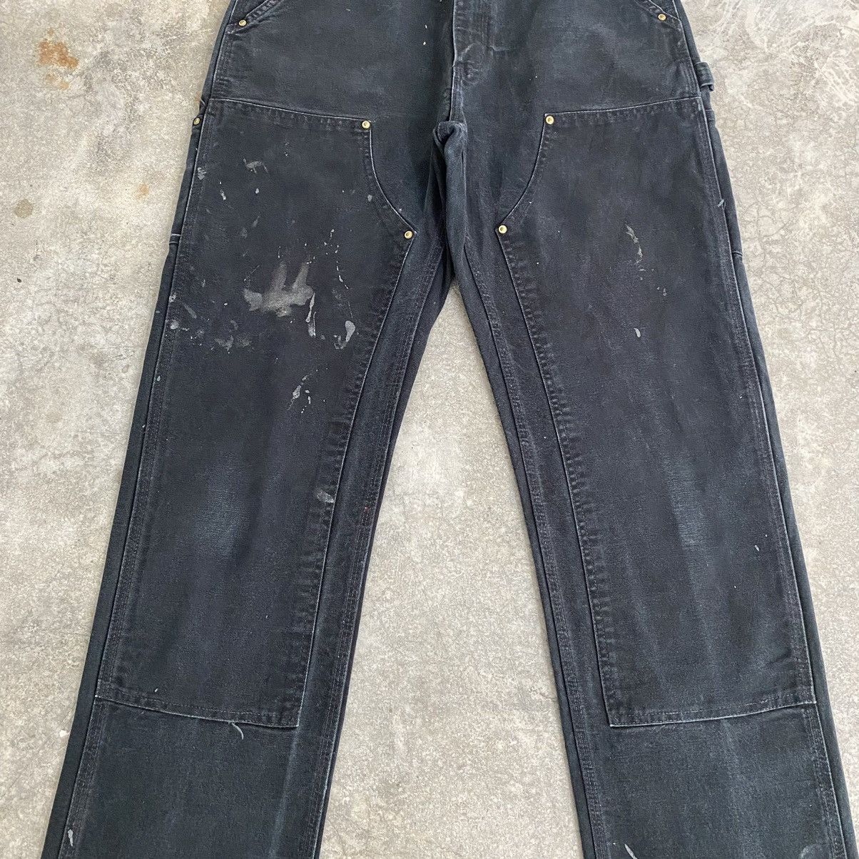Carhartt Vintage Carhartt Double Knee Splatter Carpenter Work Pants Size US 31 - 6 Thumbnail