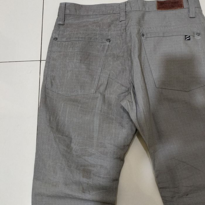 Vintage Japanese Blueway boot cut grey pants | Grailed