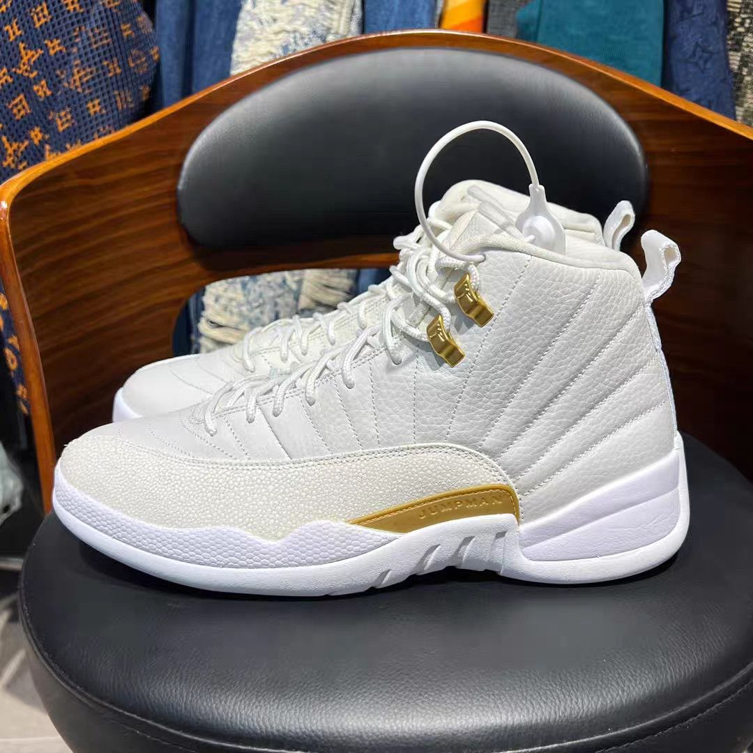 Jordan Brand Air Jordan 12 OVO White Gold K15 Size US 11 / EU 44 - 4 Thumbnail