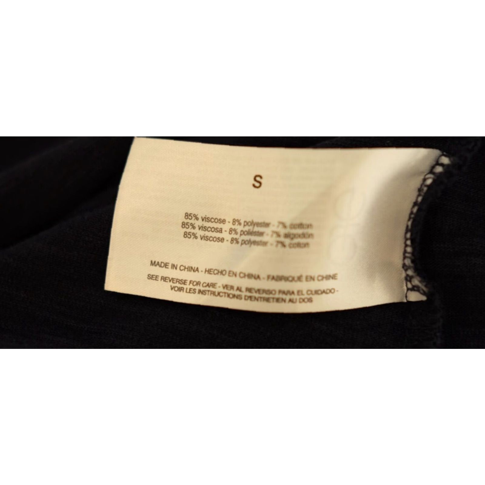 Jessica Simpson Jessica Simpson Knit Top Shirt Navy Women's S V-Neck Dolman Short Sleeve Knit Top Size S / US 4 / IT 40 - 8 Thumbnail