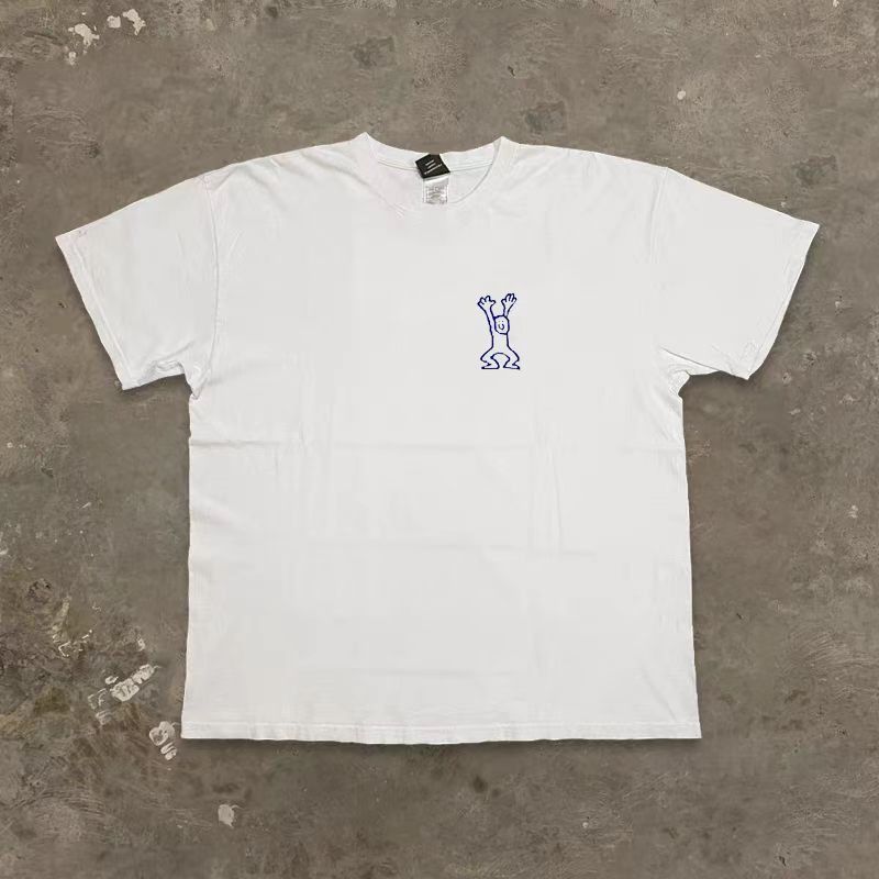 Japanese Brand × Vintage Hip Hop Fun Print Casual Short Sleeve T-Shirt Size US XXL / EU 58 / 5 - 2 Thumbnail