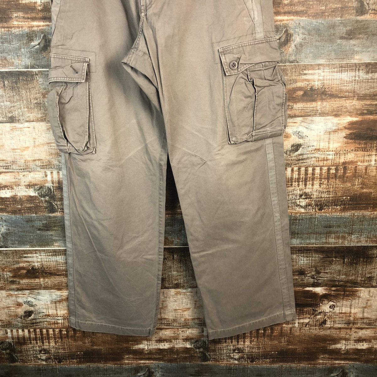 Gap DLL Gap Brown Cargo Multipocket Pants #C659 Size US 33 - 6 Thumbnail