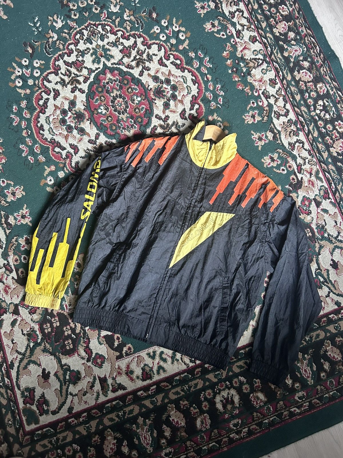 Vintage VINTAGE SALOMON TRACK JACKET RUNNING MADE IN KOREA Size US L / EU 52-54 / 3 - 2 Thumbnail