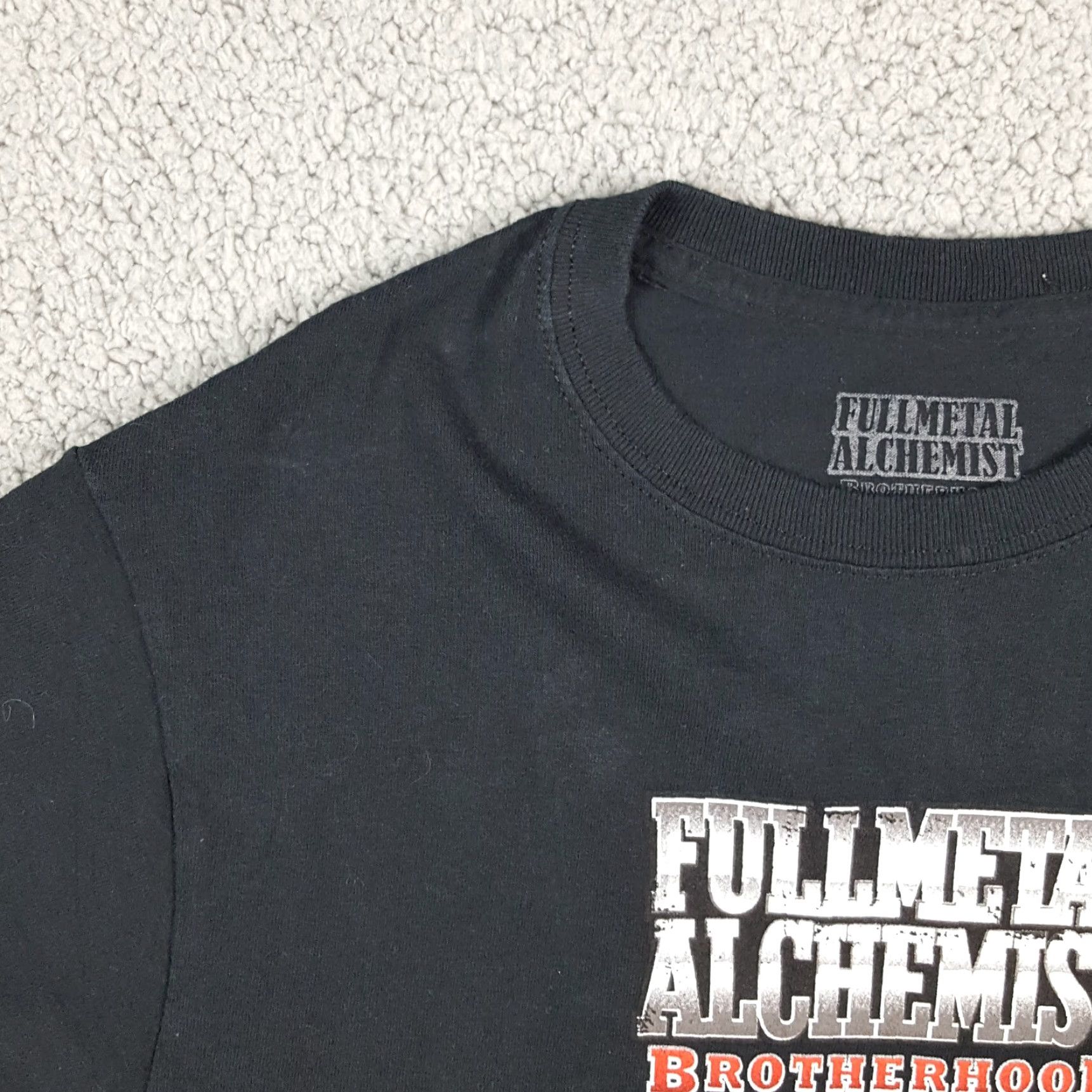 Alchemist VINTAGE Fullmetal Alchemist Brotherhood Anime T-Shirt Men Small Black Cotton Retro TV Promo Y2K Size US S / EU 44-46 / 1 - 6 Thumbnail