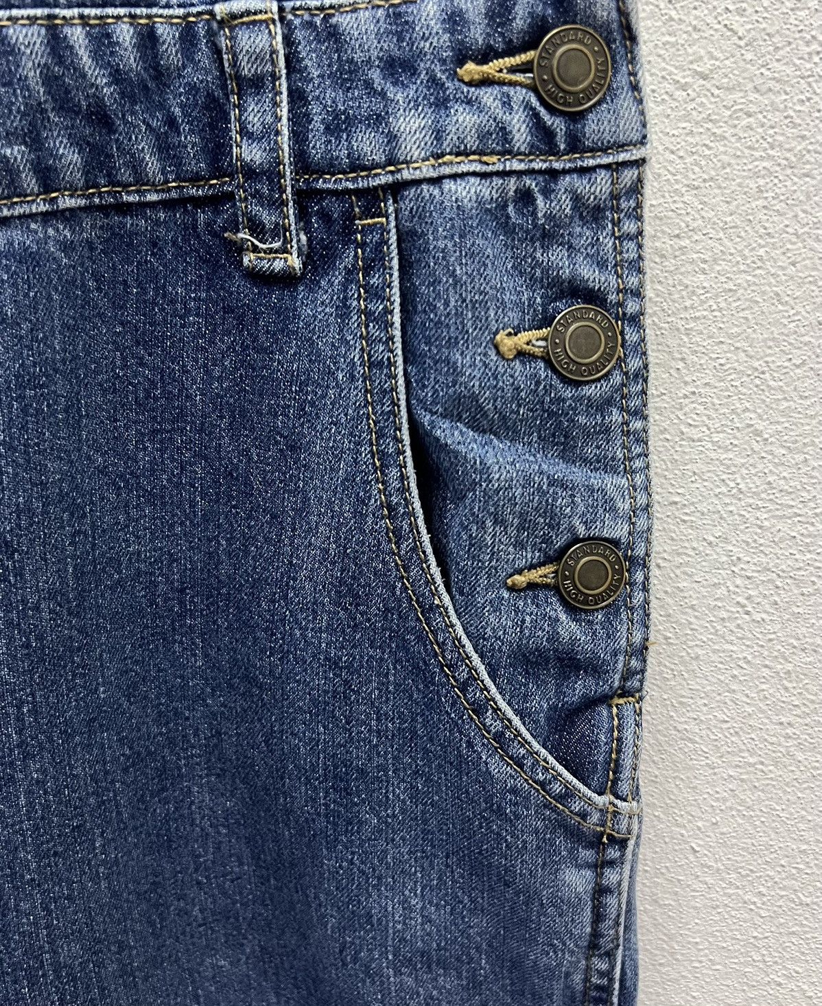 Japanese Brand × Vintage Vintage Indigo Junction Denim Overalls – Made in Japan Size US 36 / EU 52 - 8 Thumbnail
