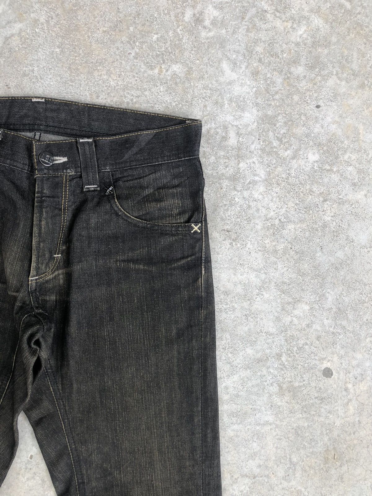 Lee Japanese Lee Flared Jeans Distressed Jeans Size US 33 - 5 Thumbnail