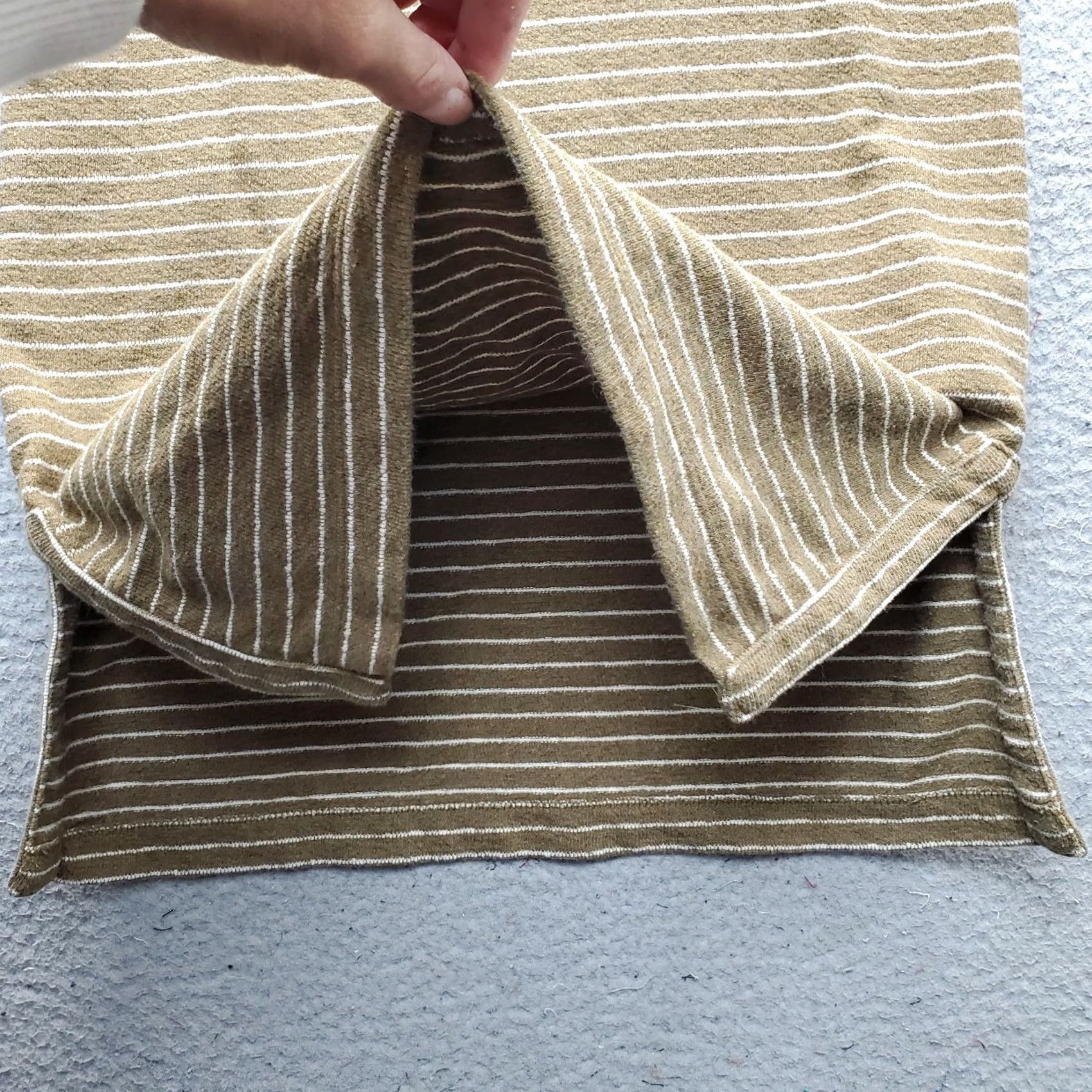 J. Jill J. Jill Tunic Top Womens XS Mult striped Knit Long Sleeve Round Neck Slit Blouse Size XS / US 0-2 / IT 36-38 - 8 Thumbnail