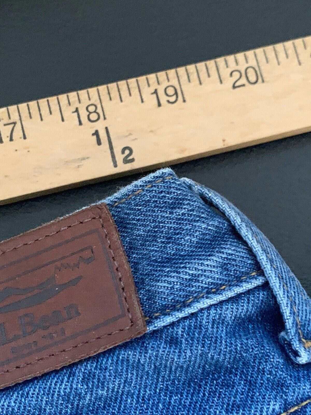 L.L. Bean LL Bean Men's Flannel-Lined Denim Blue Jeans Classic Fit Size US 42 / EU 58 - 7 Thumbnail