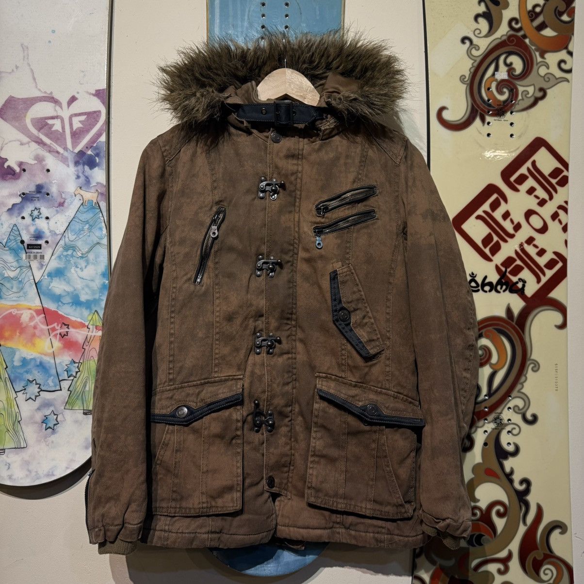 In The Attic In The Attic Japanese Steampunk Fur Hooded Utility Parka Size US M / EU 48-50 / 2 - 1 Thumbnail