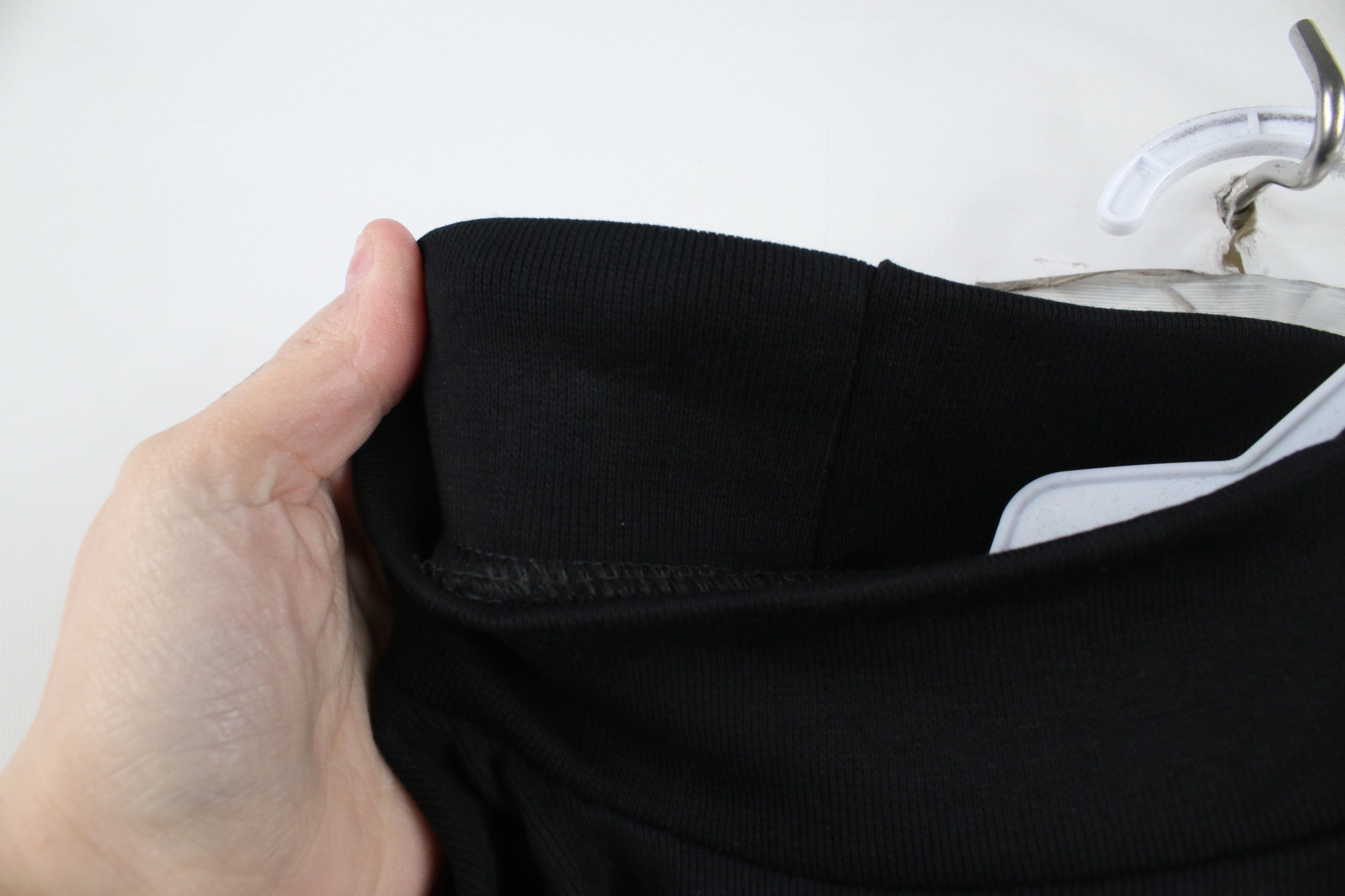 Majestic × Vintage Vintage 90s Majestic Ribbed Knit Mock Neck T-Shirt Black USA Size US M / EU 48-50 / 2 - 6 Thumbnail