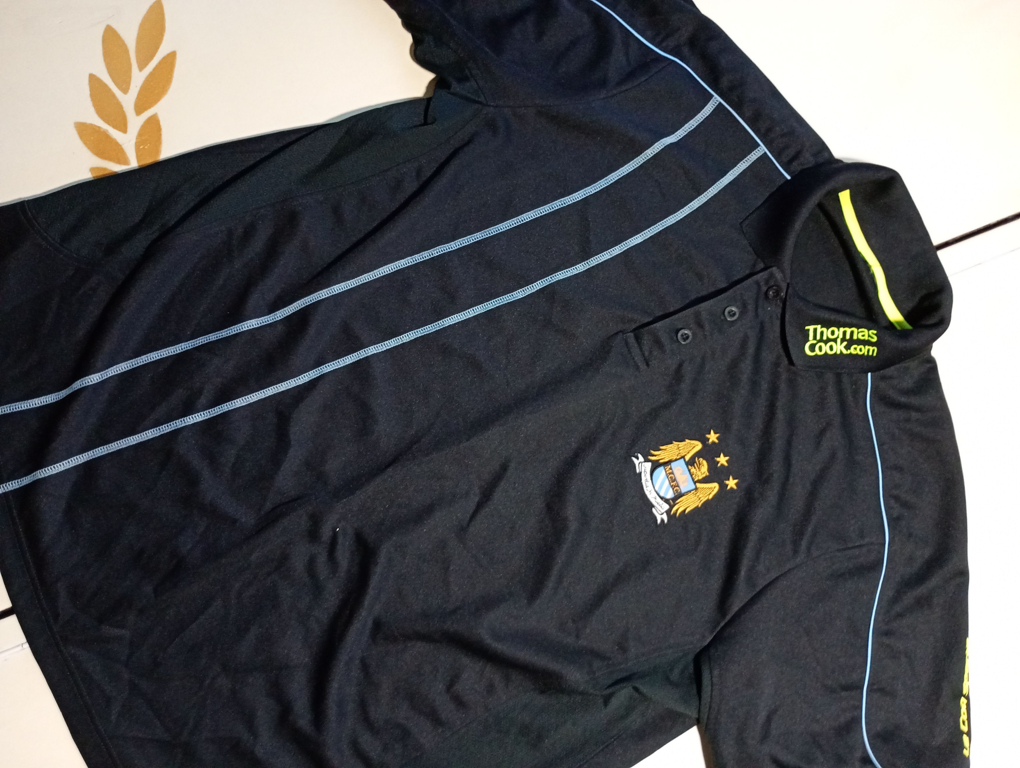 Le Coq Sportif Le Coq Sportif Manchester City Training Polo Shirt 2007-2008 Size US XL / EU 56 / 4 - 3 Thumbnail