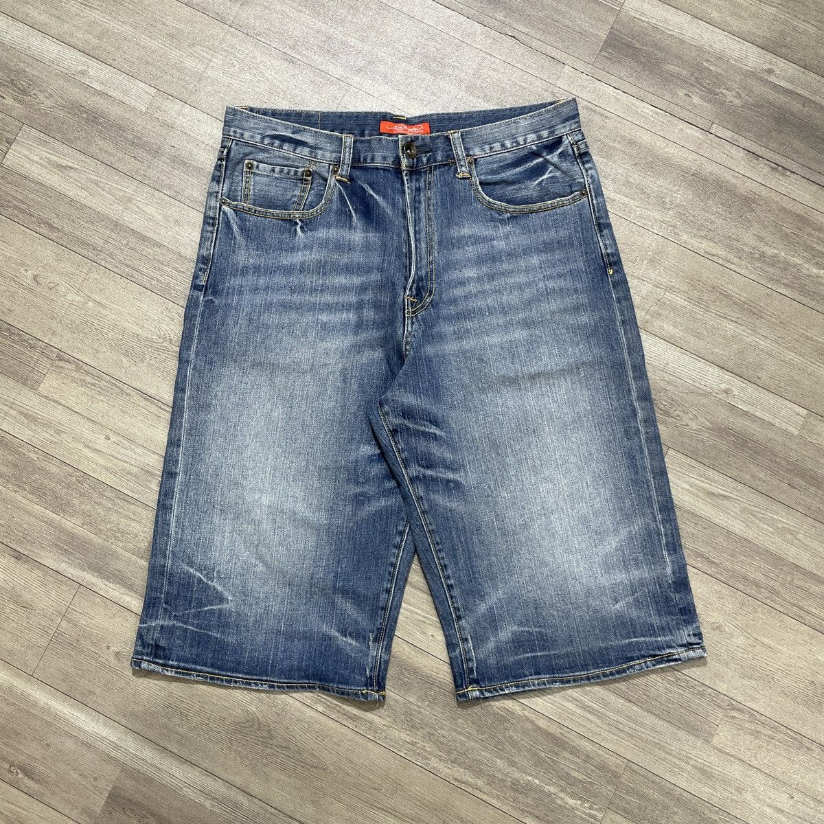 Christian Audigier × Ed Hardy × Vintage Ed hardy y2k jeans shorts Size US 35 - 4 Thumbnail