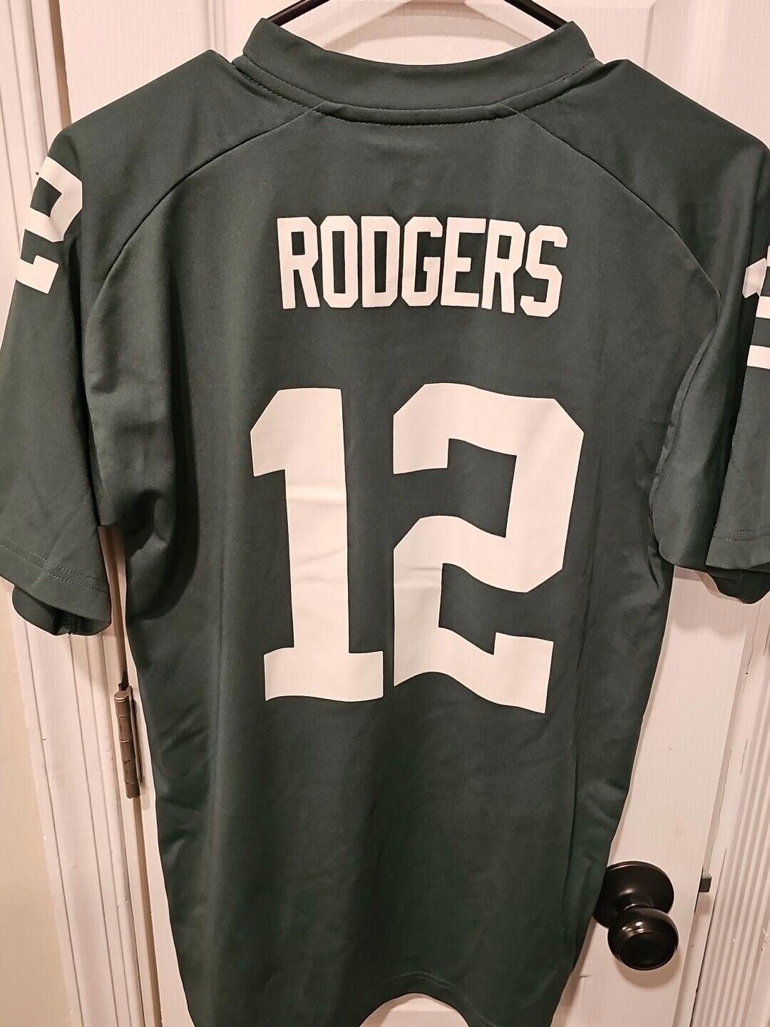NFL Green Bay Packets NFL Football Jersey (#12 Rodgers) Youth XL Size ONE SIZE - 3 Thumbnail