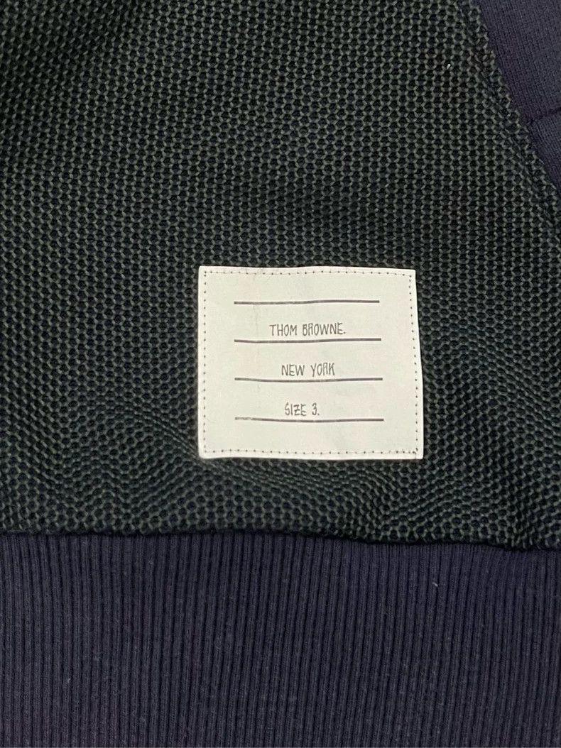 Thom Browne Thom browne Tibetan green oblique stripe zipper baseball ja Size US L / EU 52-54 / 3 - 6 Thumbnail