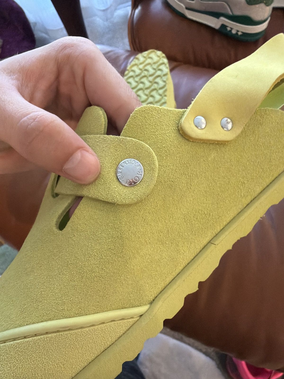 Dior Dior X Birkenstocks - Yellow/Green Color Size US 10.5 / EU 43-44 - 4 Thumbnail
