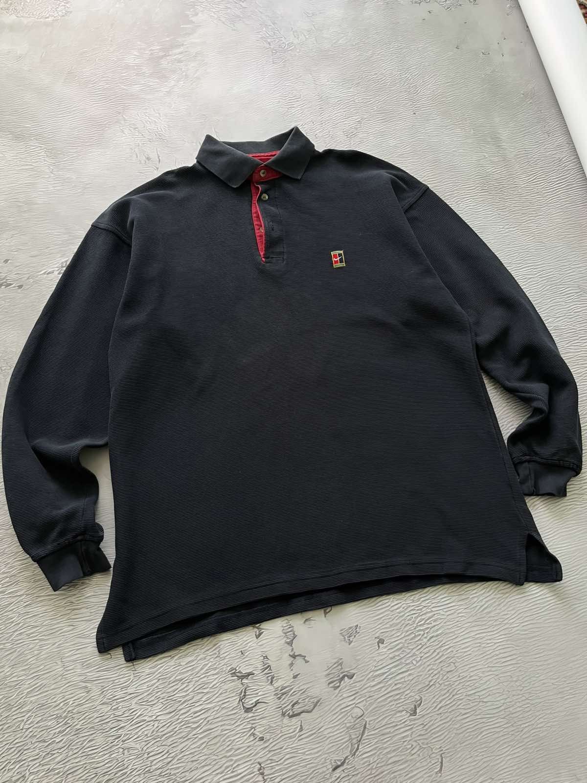 Nike Nike Court Vintage Sweater Polo Longsleve Blue Size US XL / EU 56 / 4 - 2 Thumbnail