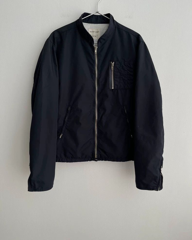 Helmut Lang HELMUT LANG size50 Nylon MA-1 Moto Jacket Size US M / EU 48-50 / 2 - 1 Thumbnail