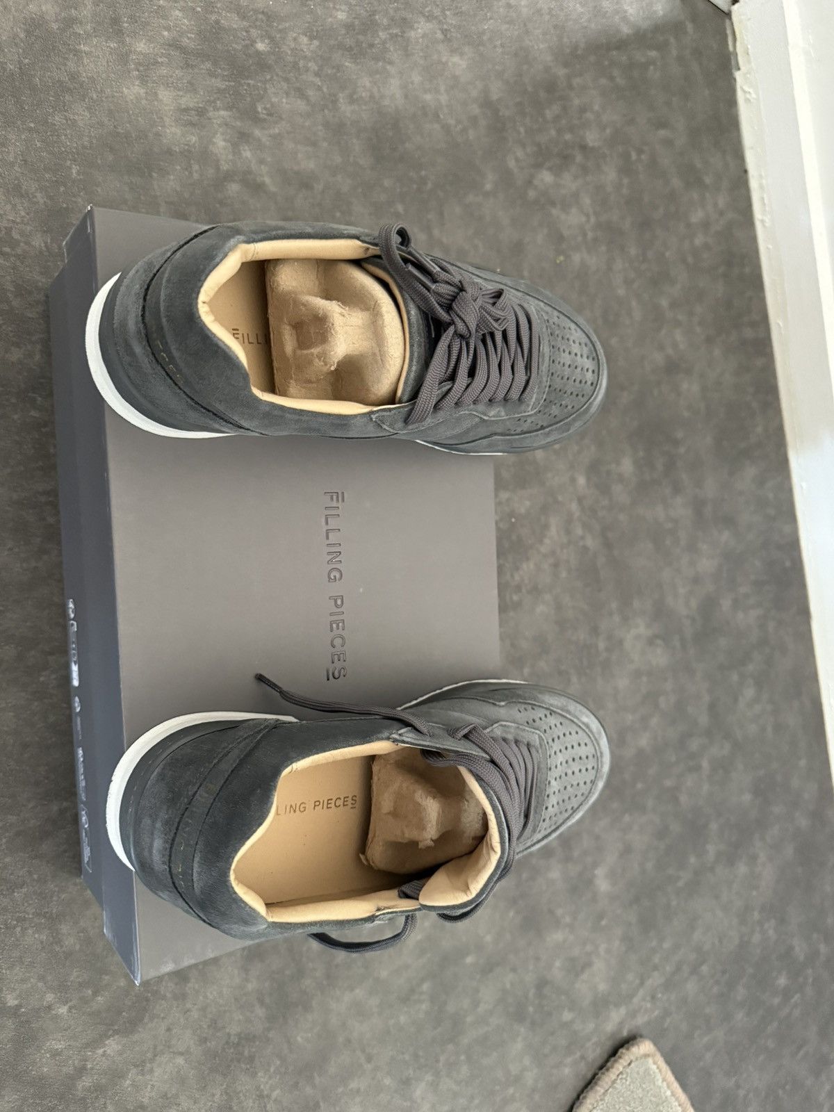 Filling Pieces Filling Pieces Curb Era Navy Suede EU 41 Size US 7.5 / EU 40-41 - 4 Thumbnail