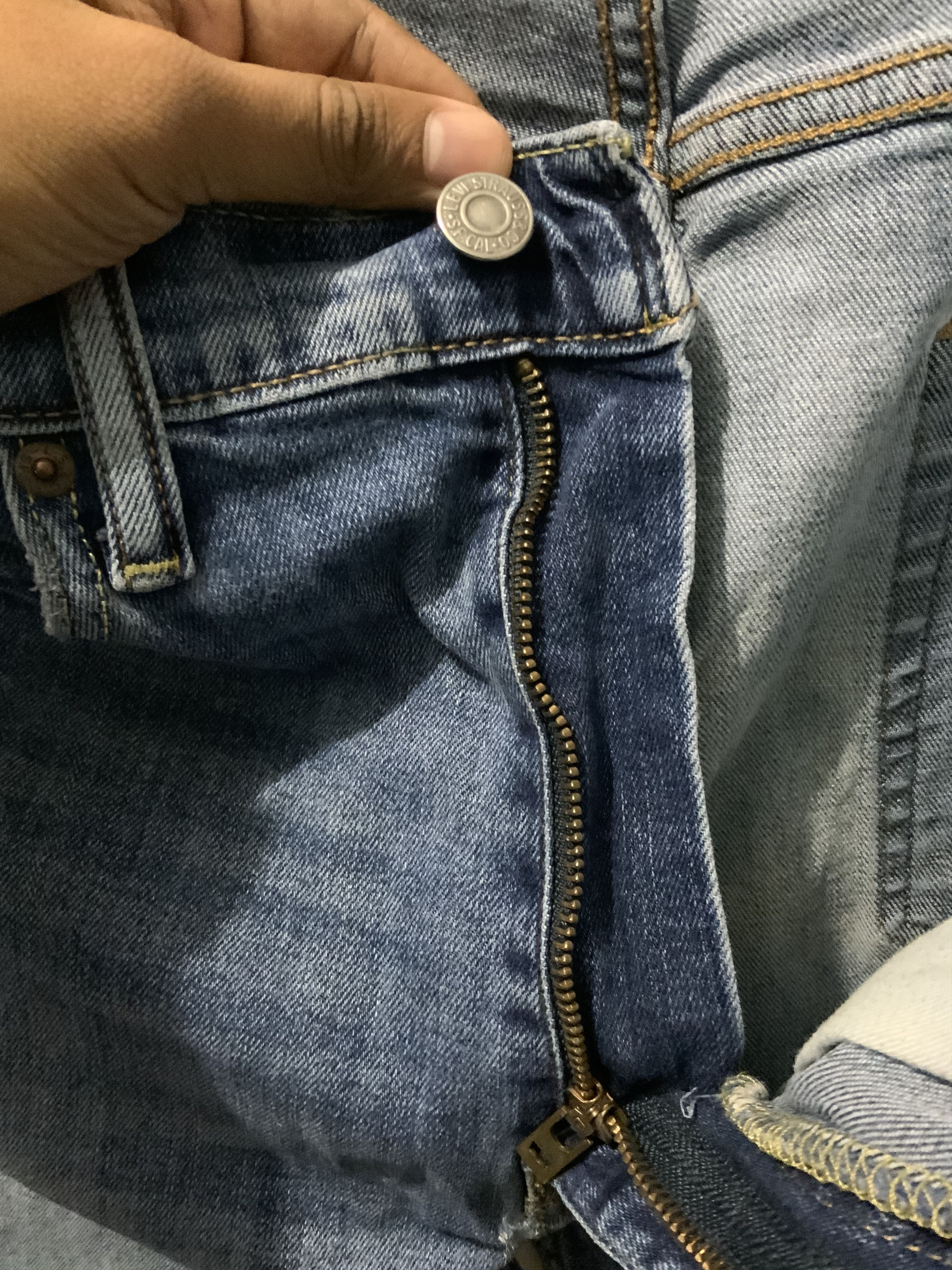 Levi's Levis 513 Acid Light Wash Jeans Size US 34 / EU 50 - 17 Thumbnail