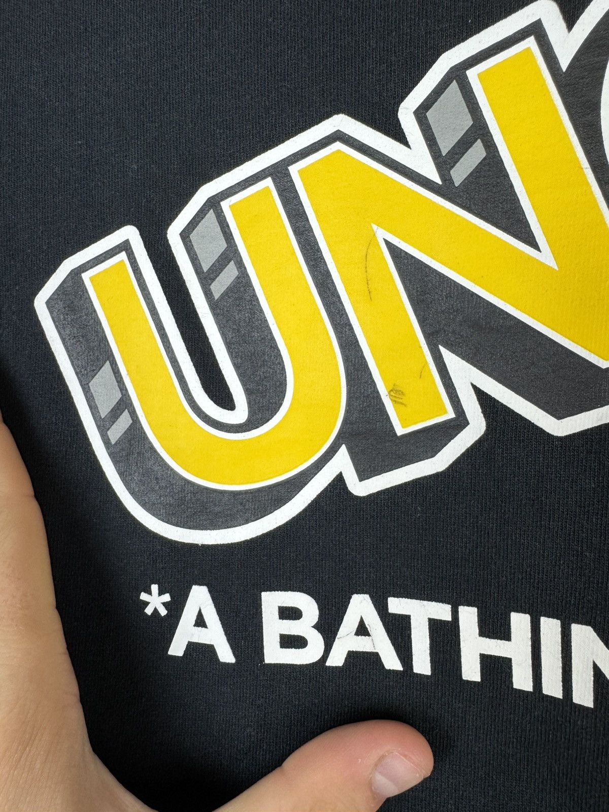 Bape Bape A Bathing Ape x UNO T-shirt Size US S / EU 44-46 / 1 - 8 Thumbnail