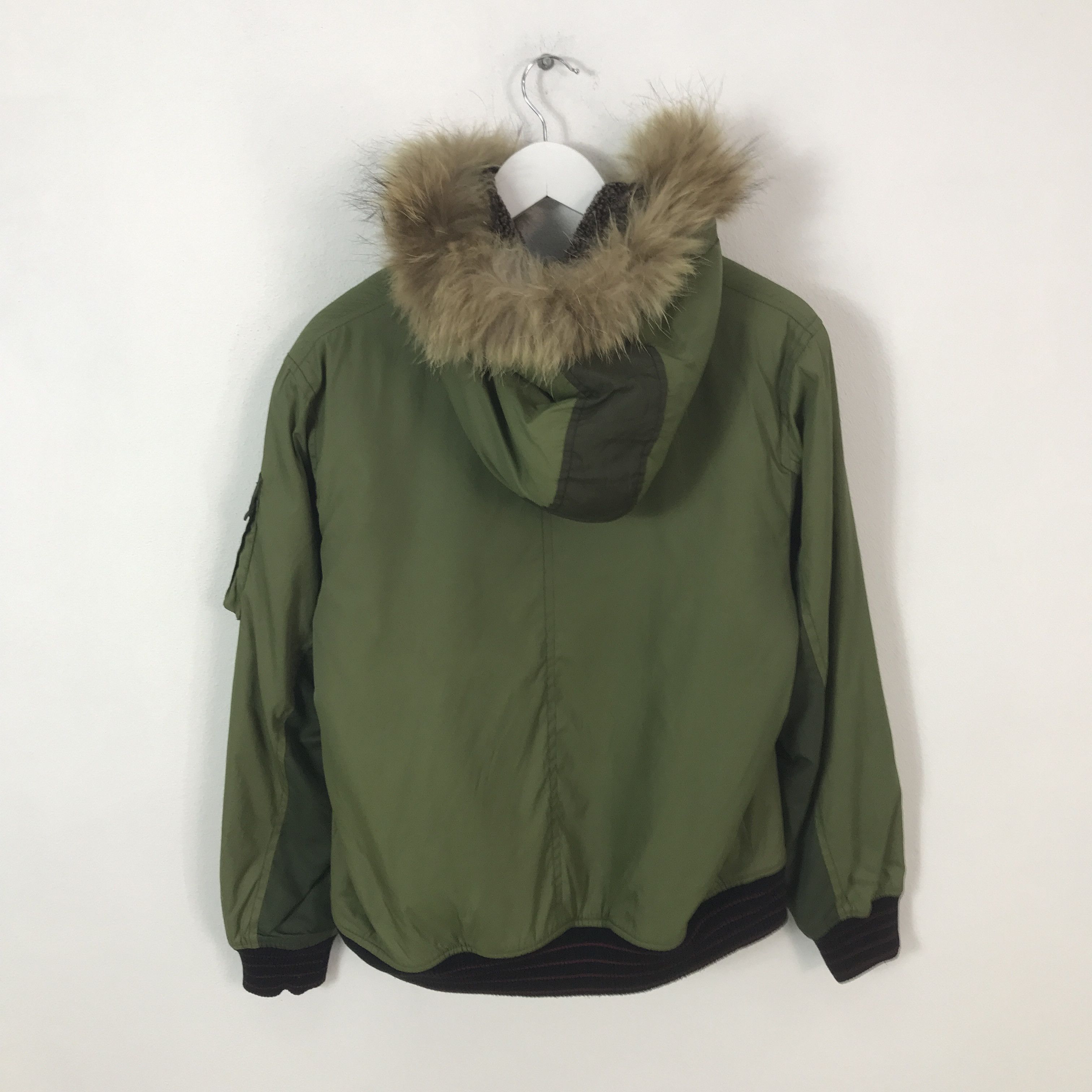 Takeo Kikuchi Takeo Kikuchi Japan Bomber Fur Hoodie Jacket K65B11 Size US L / EU 52-54 / 3 - 3 Thumbnail