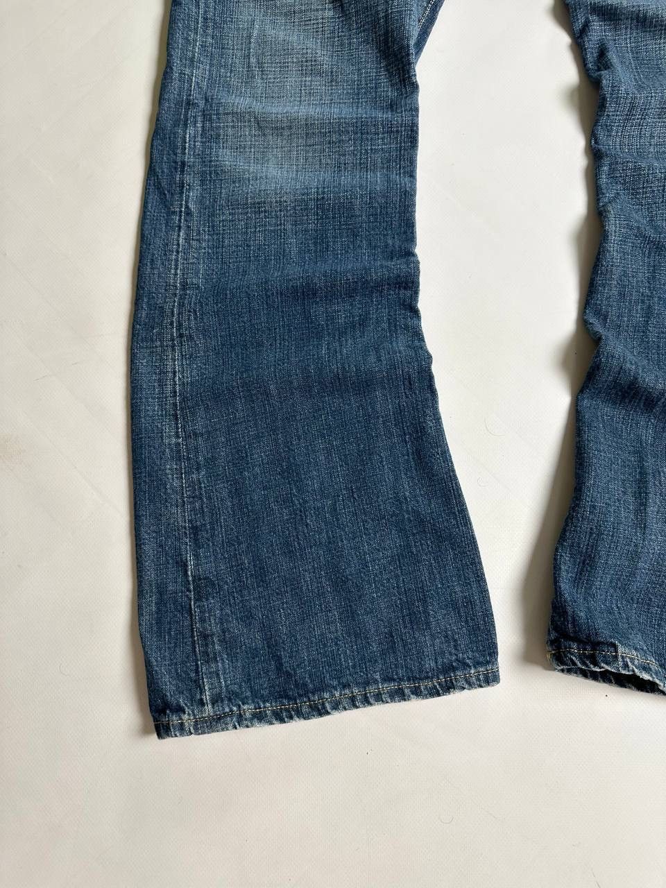 G-Star 00s Vintage G Star RAW Washed Flared Japan Jean Size US 33 - 2 Thumbnail