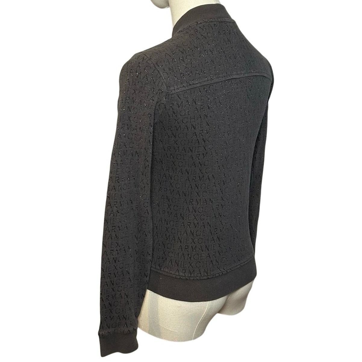 Armani Exchange Armani Exchange Gray Zip Mock Neck Athletic Jacket Small Size S / US 4 / IT 40 - 16 Thumbnail