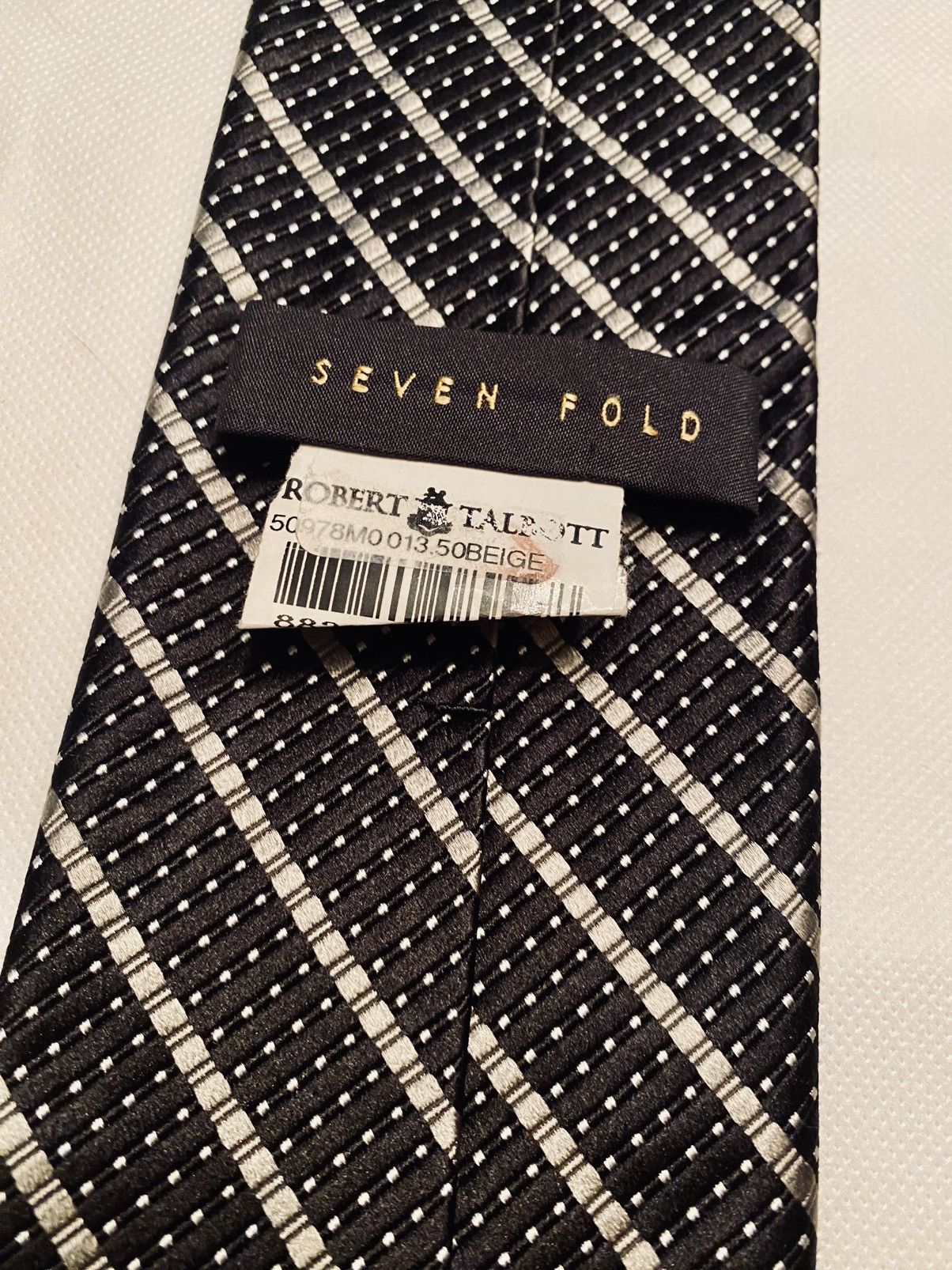 Robert Talbott Robert Talbott 🇺🇸 LE Black seven fold tie #1 of 110 NWT Size ONE SIZE - 5 Thumbnail