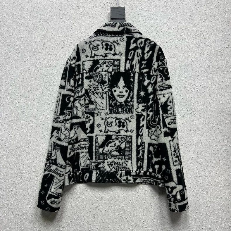 Louis Vuitton Louis Vuitton Graphic Print Wool Jacket-2506 Size US XXL / EU 58 / 5 - 2 Thumbnail
