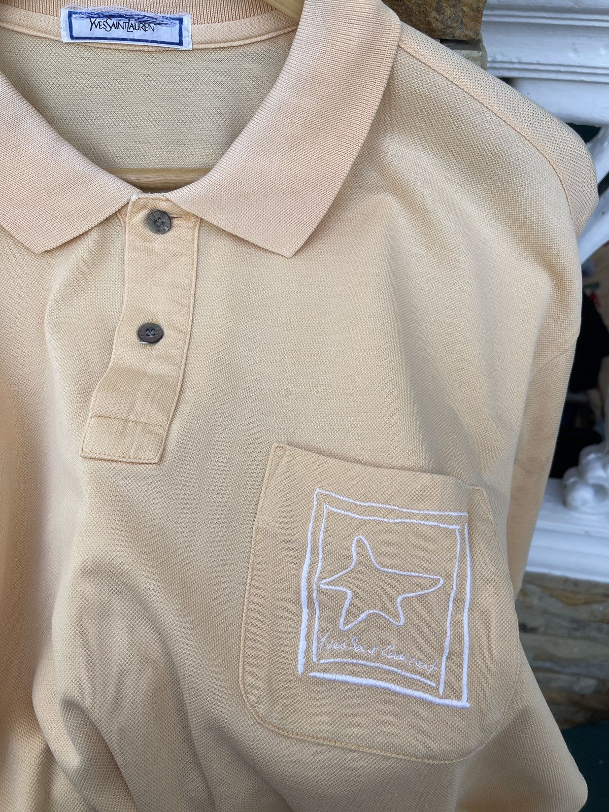 Vintage × Yves Saint Laurent Last Drop🔥Rare🔥Vintage YSL YvesSaintLaurent Polo Tee Size US XL / EU 56 / 4 - 1 Thumbnail